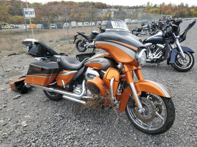 1HD1PZ814BB954922 - 2011 HARLEY-DAVIDSON FLHXSE2 ORANGE photo 1