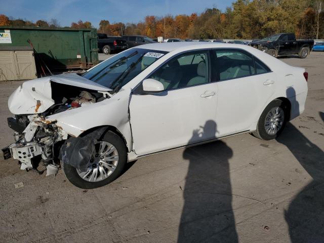 4T4BF1FK5CR266134 - 2012 TOYOTA CAMRY 4D 2 BASE WHITE photo 1