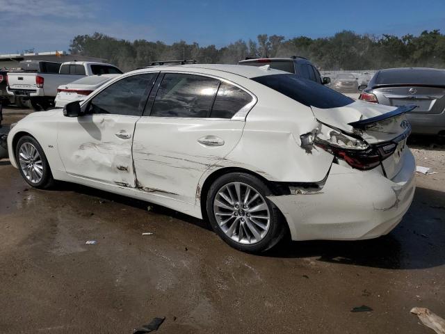 JN1EV7AP2JM357043 - 2018 INFINITI Q50 LUXE WHITE photo 2