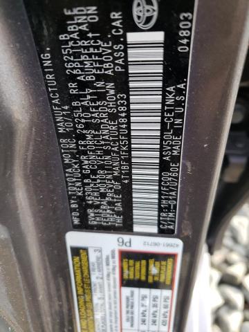 4T1BF1FK5FU484833 - 2015 TOYOTA CAMRY LE GRAY photo 12