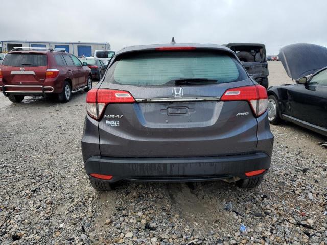 3CZRU6H3XKG702882 - 2019 HONDA HR-V LX GRAY photo 6