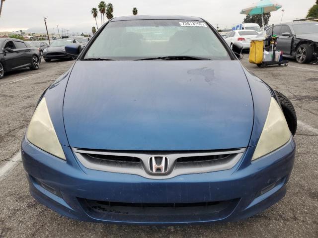 1HGCM72756A005963 - 2006 HONDA ACCORD EX BLUE photo 5