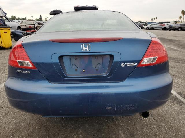 1HGCM72756A005963 - 2006 HONDA ACCORD EX BLUE photo 6