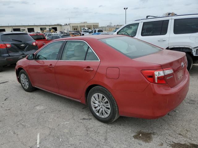 4T1BF1FK1CU607751 - 2012 TOYOTA CAMRY BASE RED photo 2