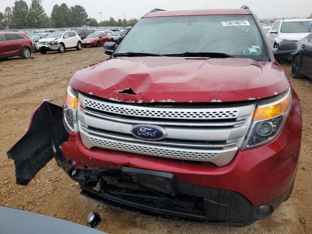 1FM5K8D8XDGB69479 - 2013 FORD EXPLORER XLT RED photo 5