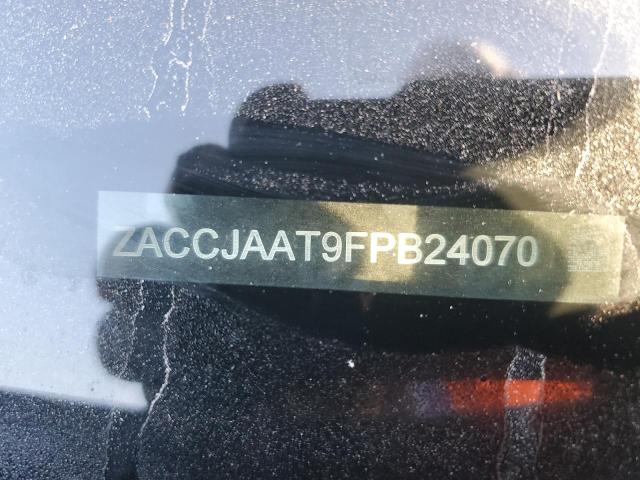 ZACCJAAT9FPB24070 - 2015 JEEP RENEGADE SPORT BLACK photo 12