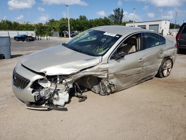 2G4GK5EX8G9112858 - 2016 BUICK REGAL BEIGE photo 1