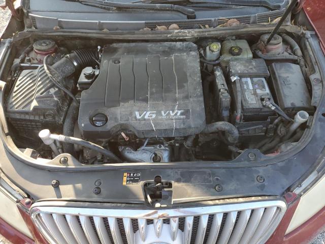 1G4GE5EDXBF314551 - 2011 BUICK LACROSSE CXS RED photo 11
