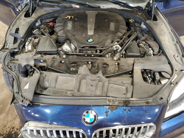 WBA6D6C57GG388173 - 2016 BMW 650 XI GRAN COUPE BLUE photo 11