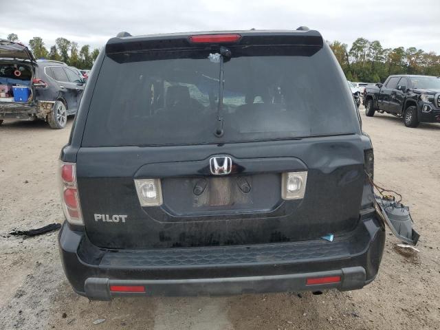 5FNYF28528B011060 - 2008 HONDA PILOT EXL BLACK photo 6