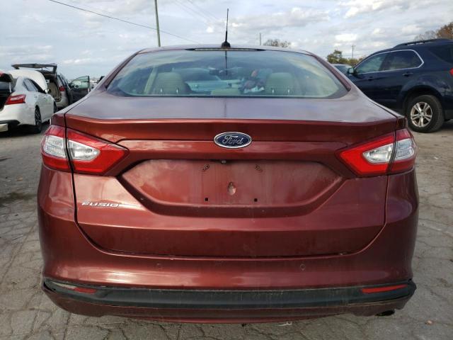 3FA6P0H73ER187691 - 2014 FORD FUSION SE MAROON photo 6