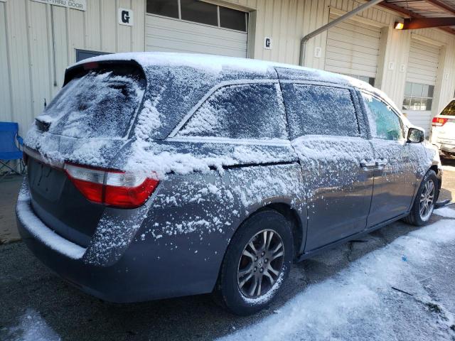 5FNRL5H6XDB086784 - 2013 HONDA ODYSSEY EXL Gris foto 3
