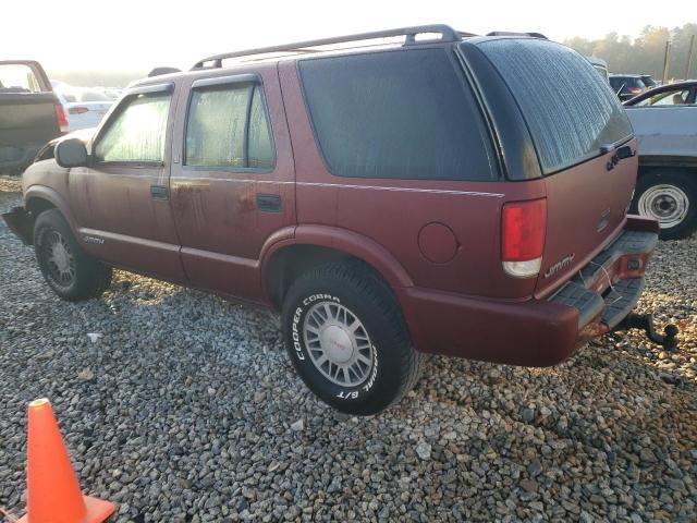 1GKDT13W7W2528988 - 1998 GMC JIMMY BURGUNDY photo 2