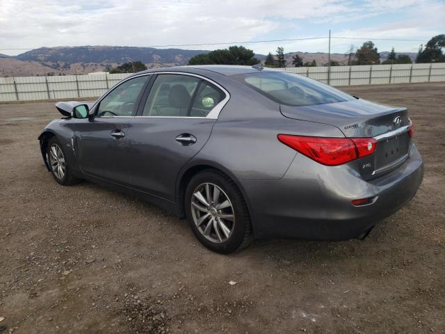 JN1EV7AR1GM342429 - 2016 INFINITI Q50 PREMIUM GRAY photo 2