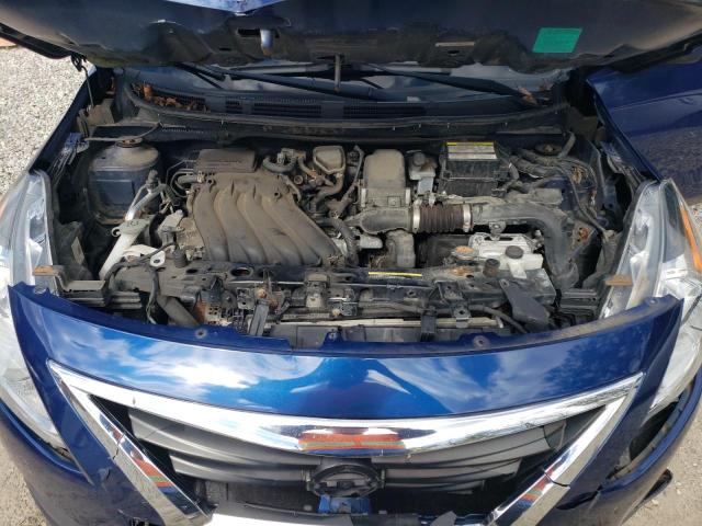 3N1CN7AP9KL870583 - 2019 NISSAN VERSA S BLUE photo 11