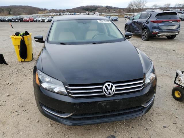 1VWBP7A36DC034581 - 2013 VOLKSWAGEN PASSAT SE BLACK photo 5