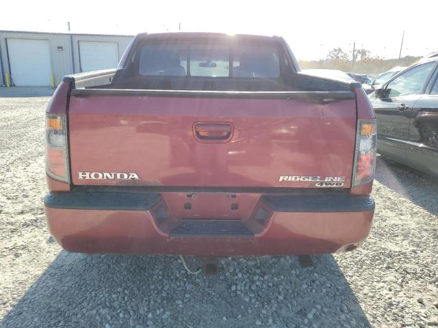 2HJYK16586H563853 - 2006 HONDA RIDGELINE RTL BURGUNDY photo 6