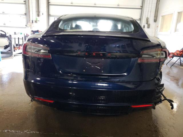 5YJSA1DP6DFP17545 - 2013 TESLA MODEL S ლურჯი ფოტო 6