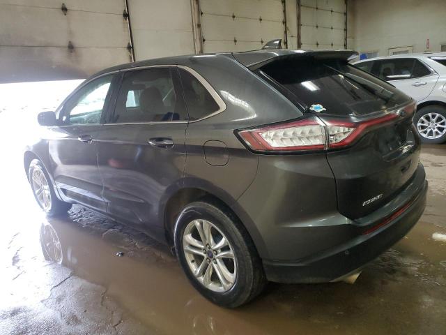 2FMPK4J92HBC48396 - 2017 FORD EDGE SEL GRAY photo 2