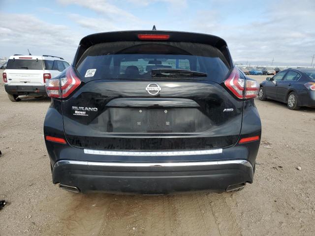 5N1AZ2MH9HN168896 - 2017 NISSAN MURANO S BLACK photo 6