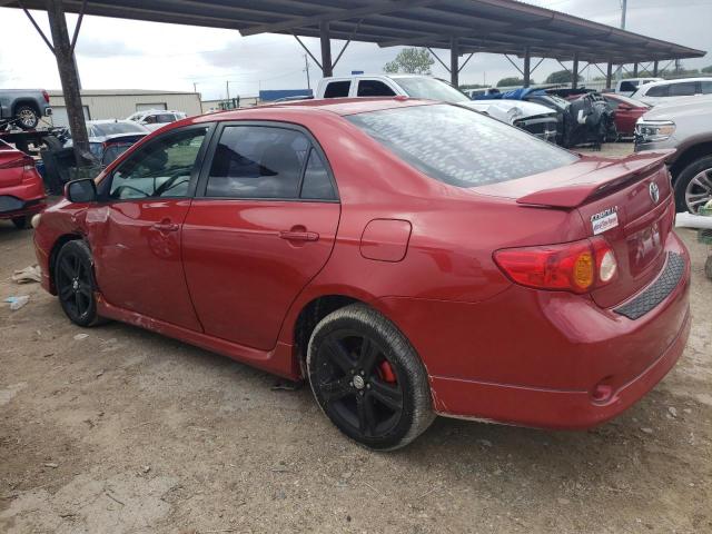 1NXBE40E99Z077626 - 2009 TOYOTA COROLLA XRS RED photo 2