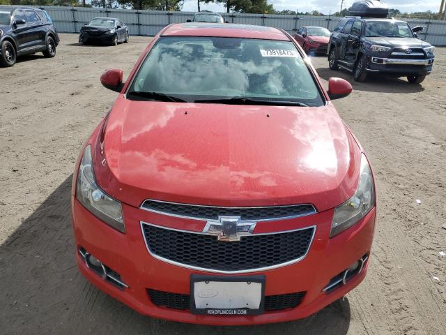 1G1PF5SC0C7367308 - 2012 CHEVROLET CRUZE LT RED photo 5