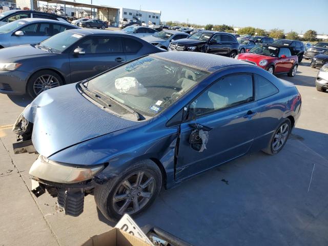 2HGFG1B6XAH507581 - 2010 HONDA CIVIC LX BLUE photo 1