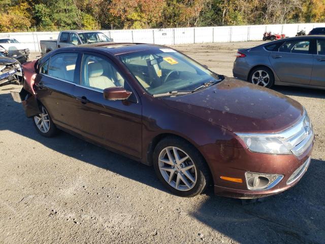 3FAHP0JA0CR154482 - 2012 FORD FUSION SEL RED photo 4