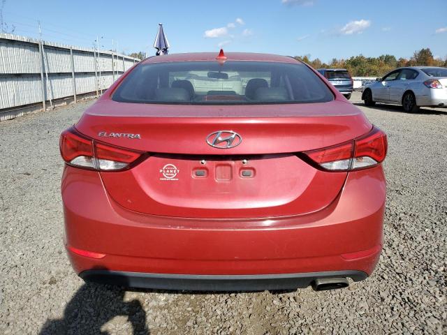 KMHDH4AH3EU061182 - 2014 HYUNDAI ELANTRA SE RED photo 6