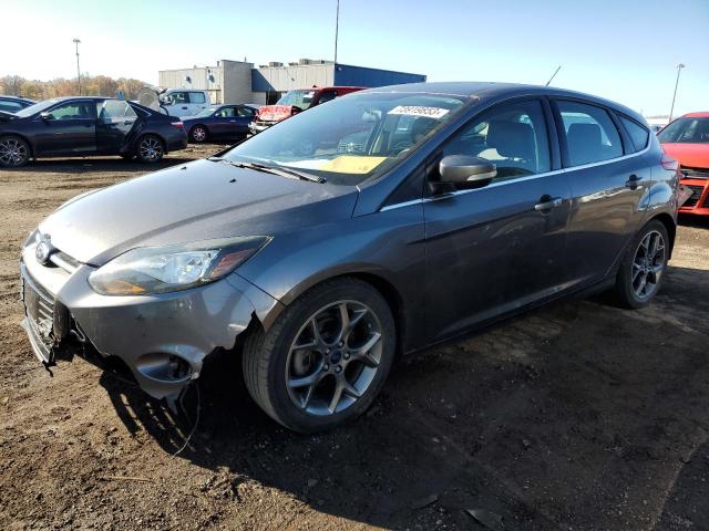 1FADP3N27DL380831 - 2013 FORD FOCUS TITANIUM GRAY photo 1