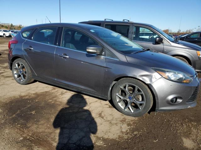 1FADP3N27DL380831 - 2013 FORD FOCUS TITANIUM GRAY photo 4