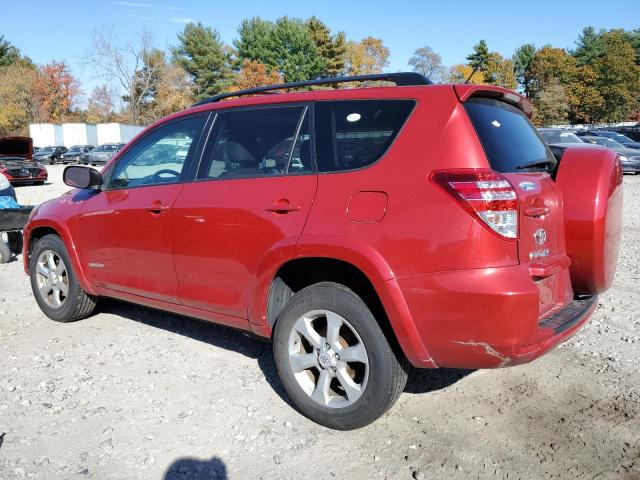 2T3DK4DV8BW045100 - 2011 TOYOTA RAV4 LIMITED RED photo 2