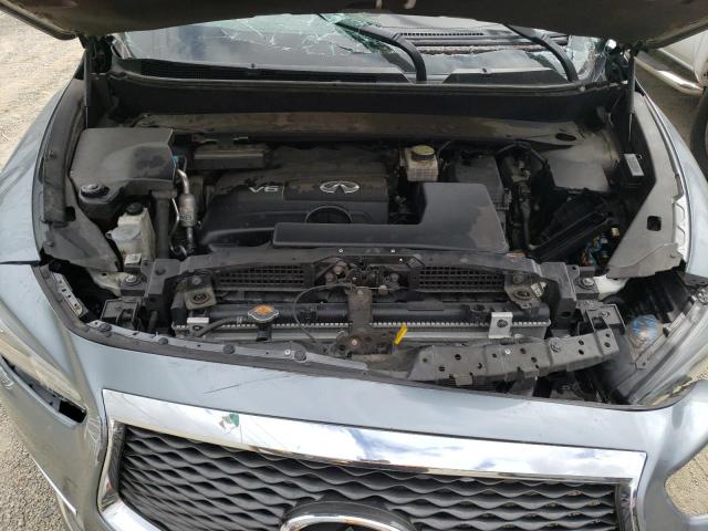 5N1DL0MM6HC541257 - 2017 INFINITI QX60 GRAY photo 12