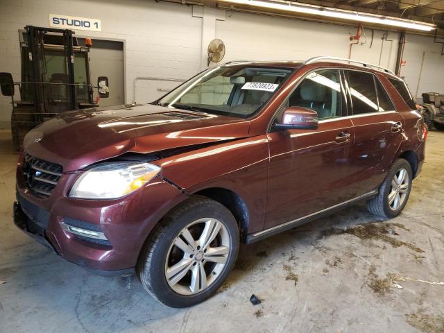 4JGDA5HB8EA329320 - 2014 MERCEDES-BENZ ML 350 4MATIC BURGUNDY photo 1