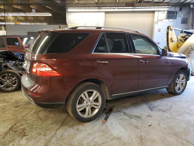 4JGDA5HB8EA329320 - 2014 MERCEDES-BENZ ML 350 4MATIC BURGUNDY photo 3