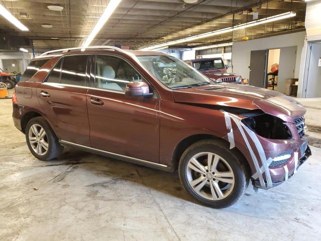 4JGDA5HB8EA329320 - 2014 MERCEDES-BENZ ML 350 4MATIC BURGUNDY photo 4