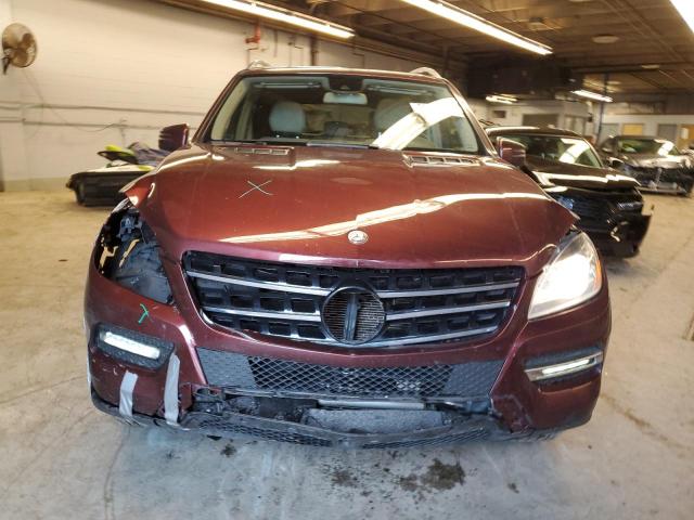 4JGDA5HB8EA329320 - 2014 MERCEDES-BENZ ML 350 4MATIC BURGUNDY photo 5