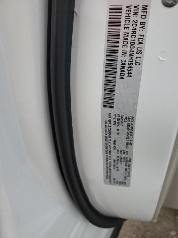 2C4RC1BG4NR194544 - 2022 CHRYSLER PACIFICA TOURING L WHITE photo 14