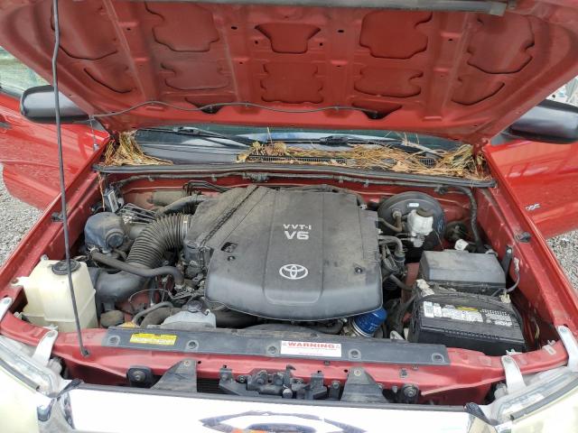 5TFJU4GN3DX035162 - 2013 TOYOTA TACOMA DOUBLE CAB PRERUNNER RED photo 11