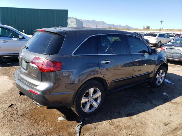 2HNYD2H27CH528301 - 2012 ACURA MDX GRAY photo 3