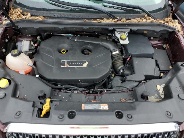 5LMCJ2C98KUL16704 - 2019 LINCOLN MKC SELECT Բորդո լուսանկար 12