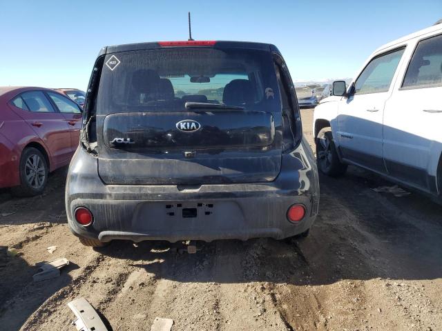 KNDJN2A27K7665702 - 2019 KIA SOUL BLACK photo 6