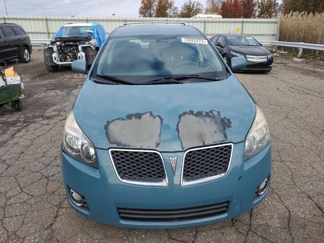 5Y2SP67029Z421966 - 2009 PONTIAC VIBE BLUE photo 5