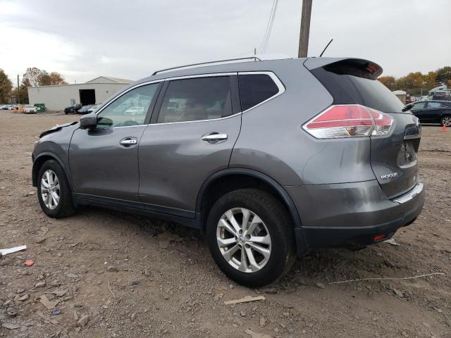 KNMAT2MV6GP599548 - 2016 NISSAN ROGUE S GRAY photo 2