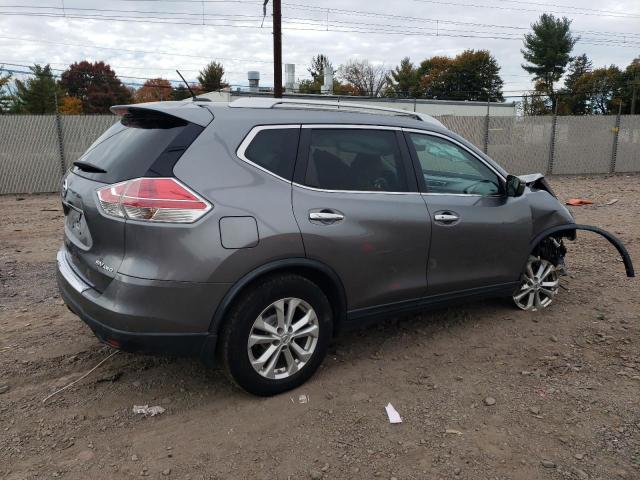 KNMAT2MV6GP599548 - 2016 NISSAN ROGUE S GRAY photo 3