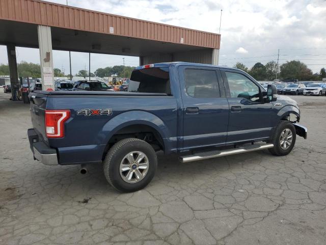 1FTEW1EF0FFA40463 - 2015 FORD F150 SUPERCREW BLUE photo 3