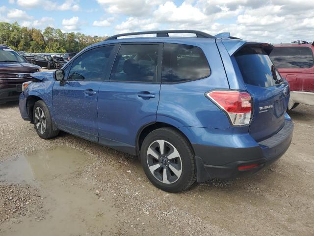 JF2SJAEC0JH615635 - 2018 SUBARU FORESTER 2.5I PREMIUM BLUE photo 2