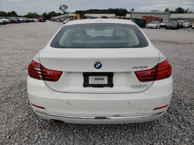 WBA4A5C57FD410070 - 2015 BMW 428 I GRAN COUPE WHITE photo 6