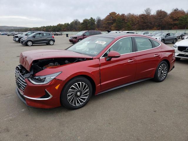 KMHL54JJ3PA061954 - 2023 HYUNDAI SONATA HYBRID RED photo 1