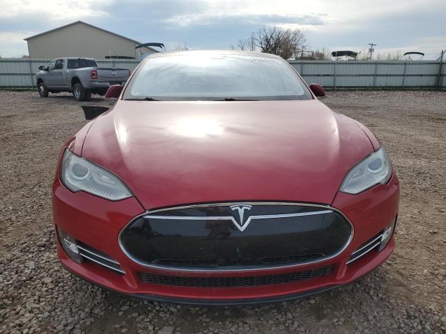 5YJSA1BC9DFP10363 - 2013 TESLA MODEL S Կարմիր լուսանկար 5